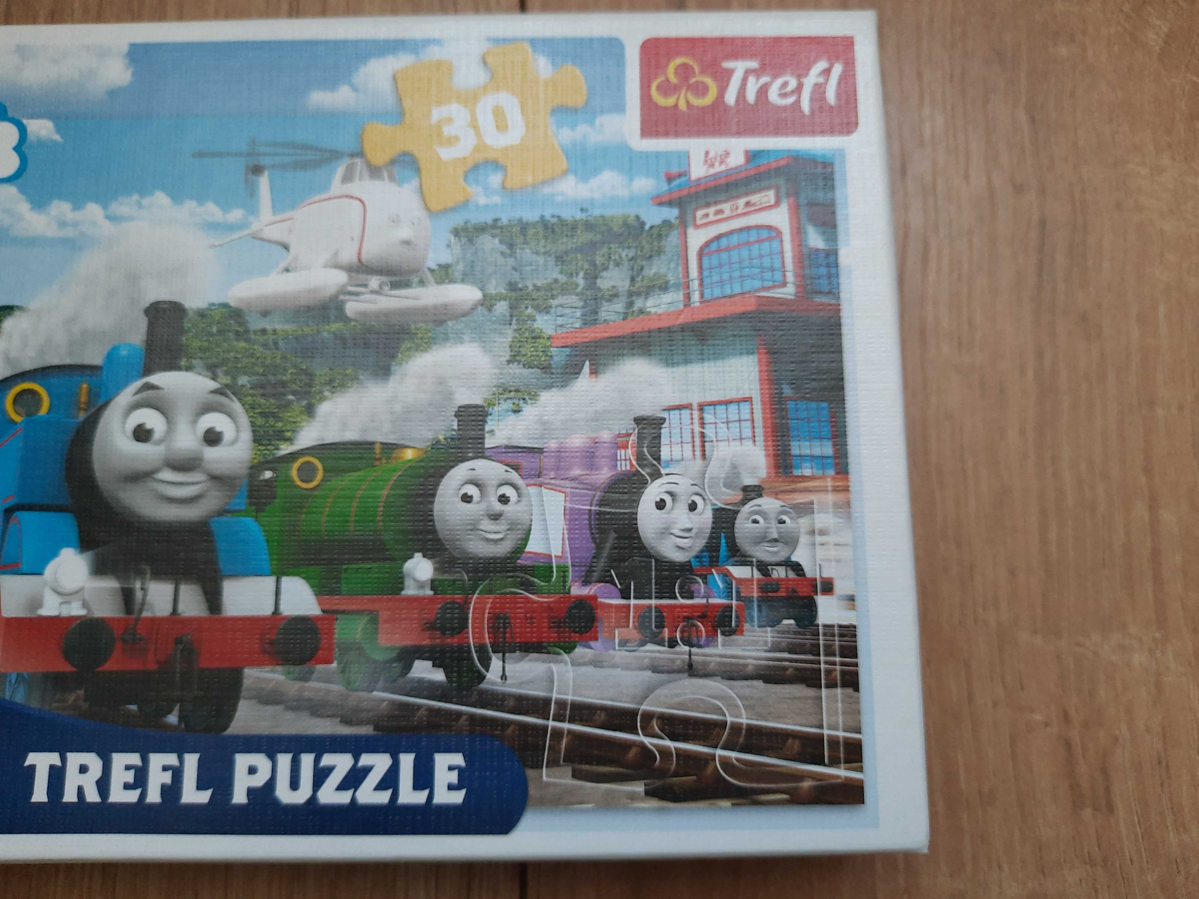 puzzle Tomek i Przyjaciele Wyścig na torach Trefl 3 lata JAK NOWE