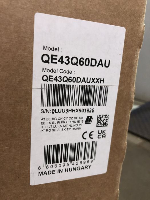 Телевізор Samsung QLED QE-55Q60D, 50Q60D, 43Q60D