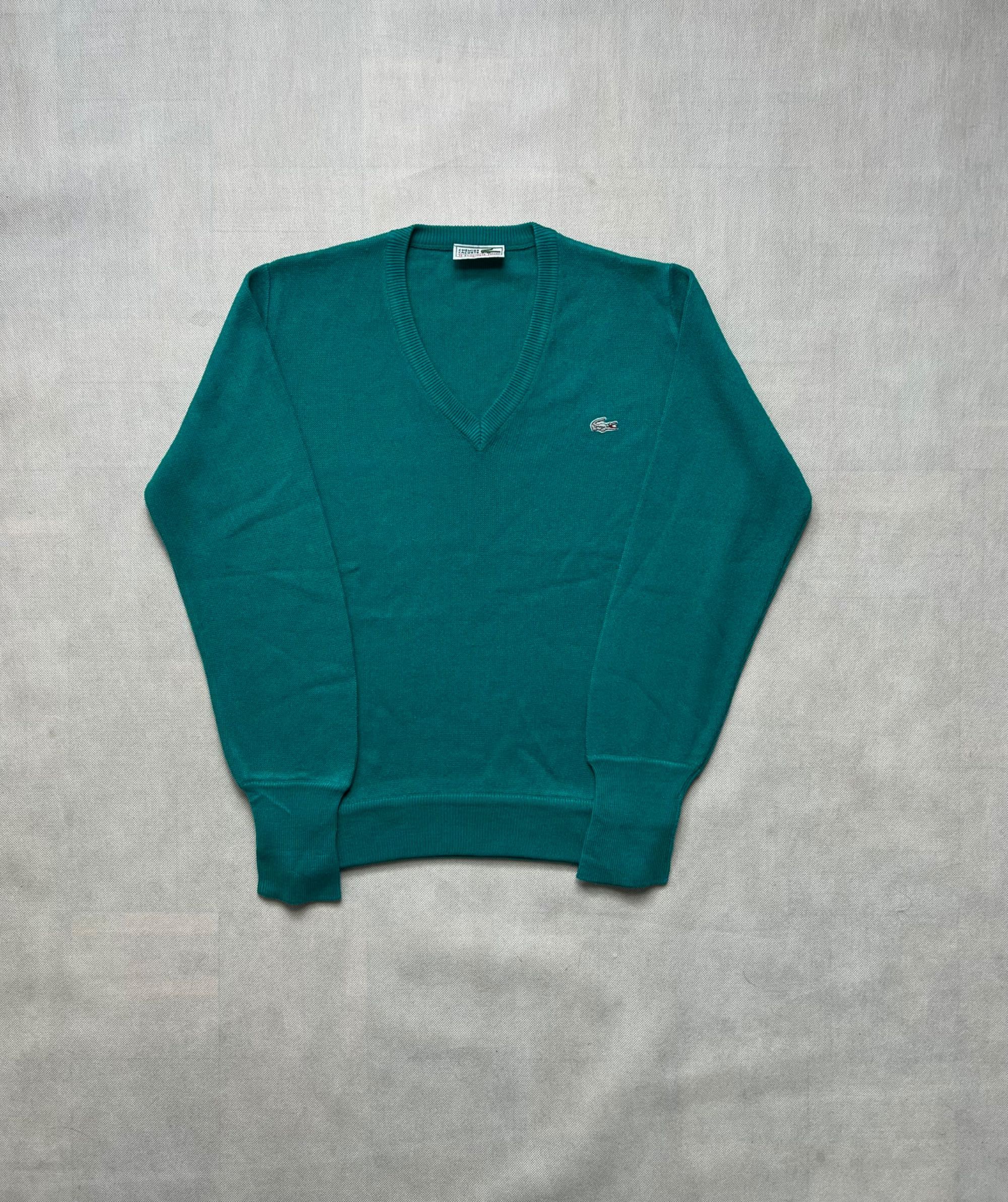 Sweter Lacoste vintage 90’s logo tag