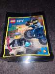 Lego City saszetka - Złodziej i policjantka na rowerze 952211