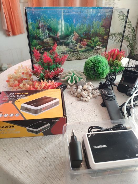 Аквариум 25л + полный комплект для содержания.