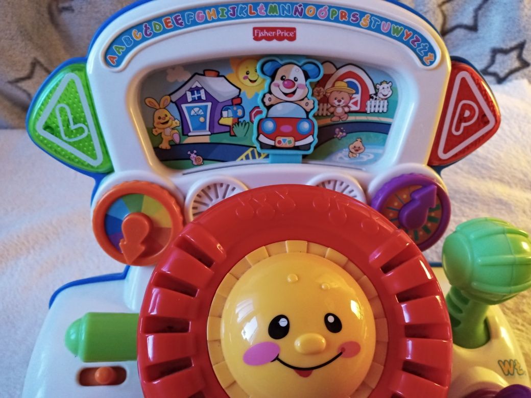 Interaktywna zabawka fisher price pierwszy samochod