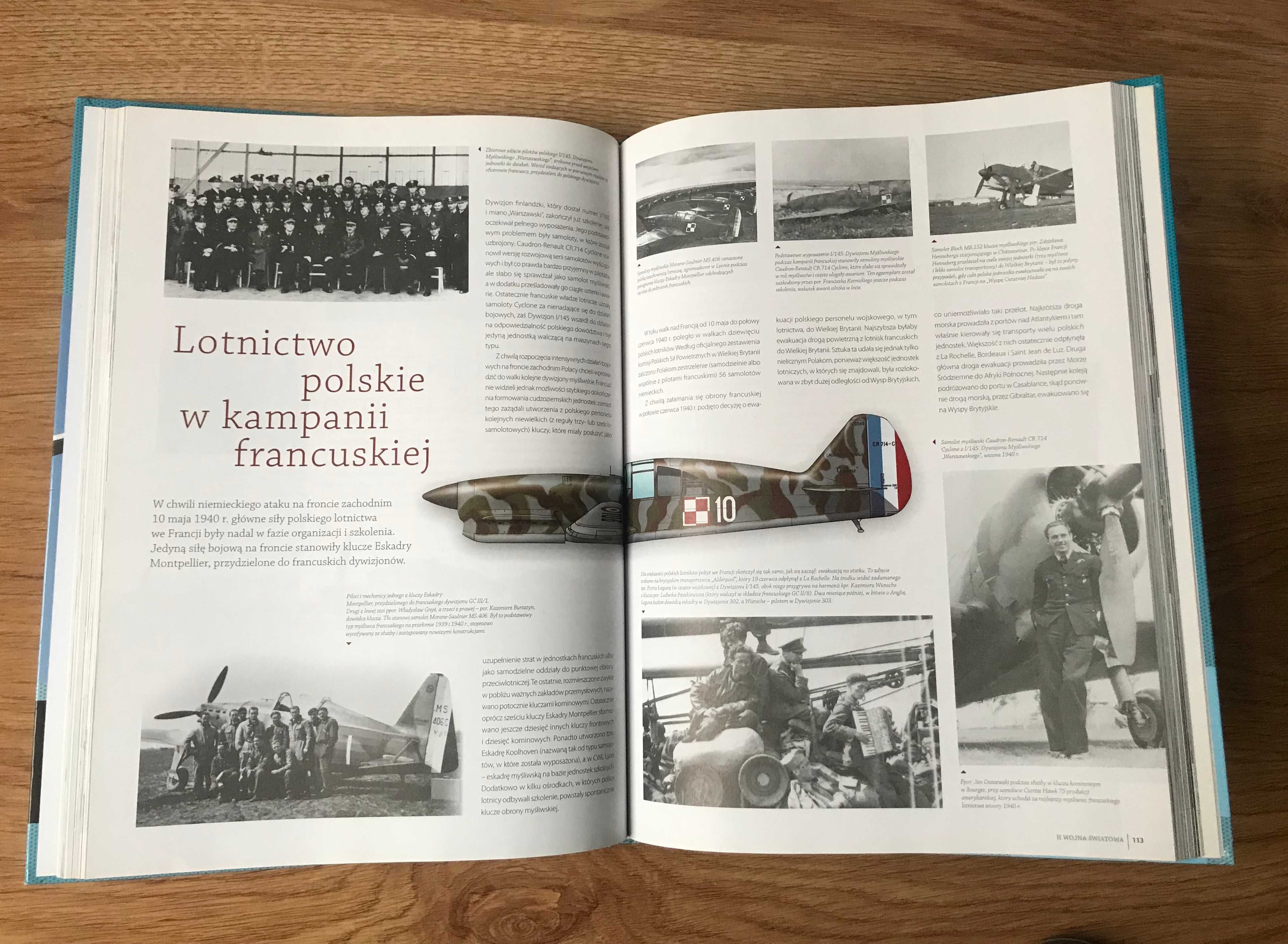 Album "Historia lotnictwa w Polsce" samoloty lotnictwo