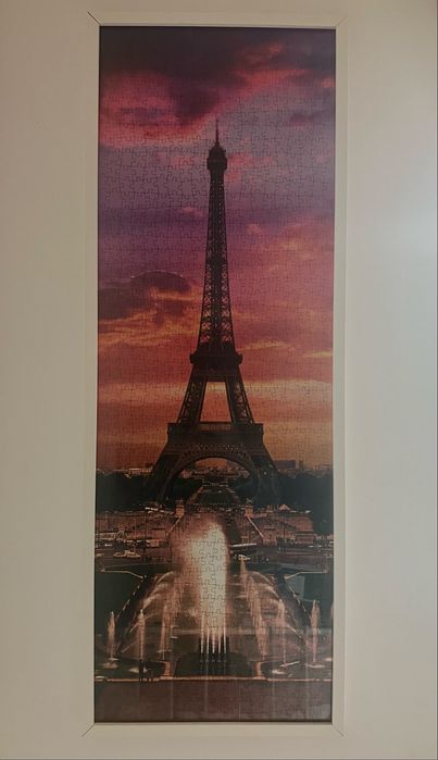 Puzzle Paris 1000 peças com moldura 97x36