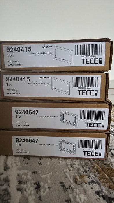 TECE ramka montarzowa i dystanowa do przycislu do WC