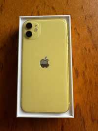 Żółty Iphone 11 128gb  - ekran igła, bdb stan techniczny