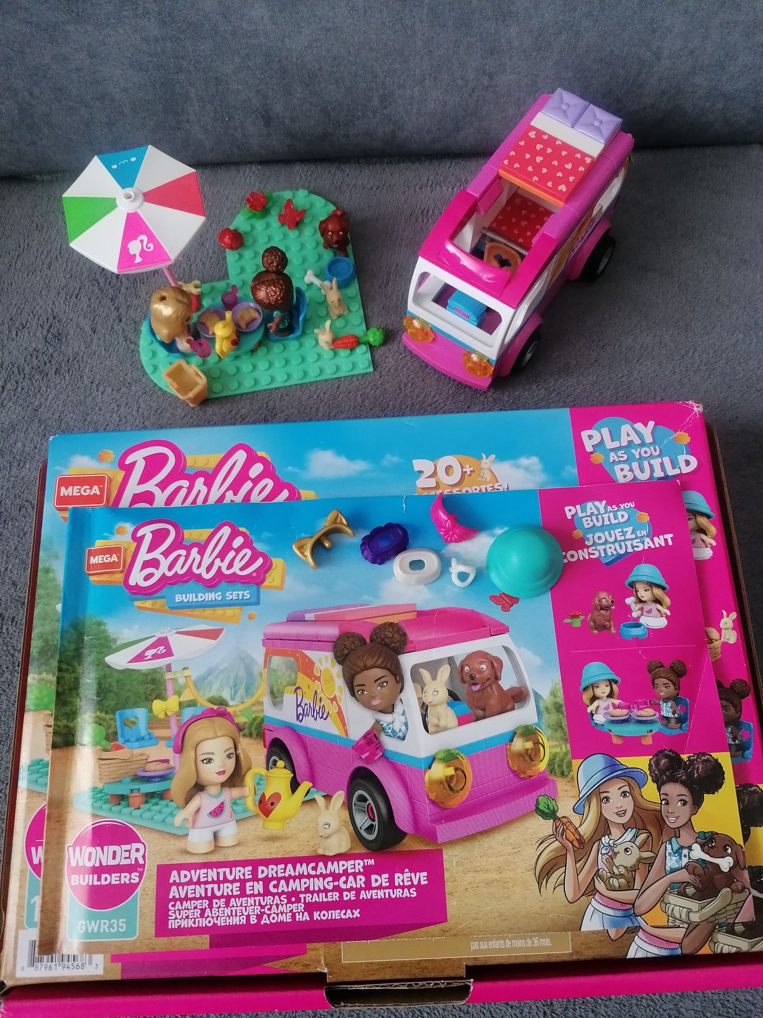 Klocki Barbie Kemping
