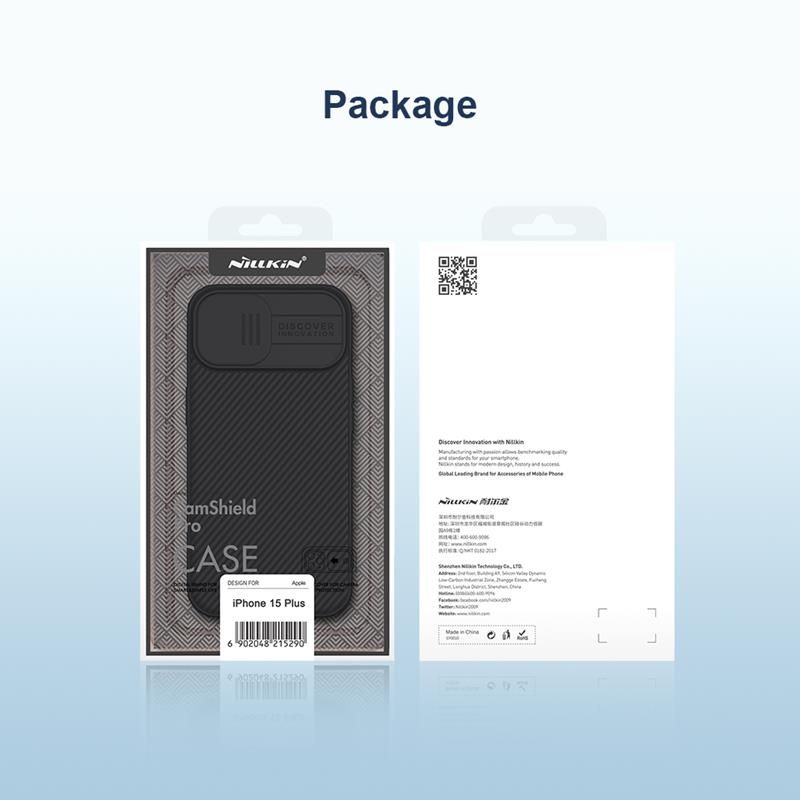 Etui do iPhone 15 Plus Nillkin CamShield Pro Pancerne z osłoną aparatu