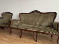 Meble vintage Kanapa + 2 fotele stan dobry