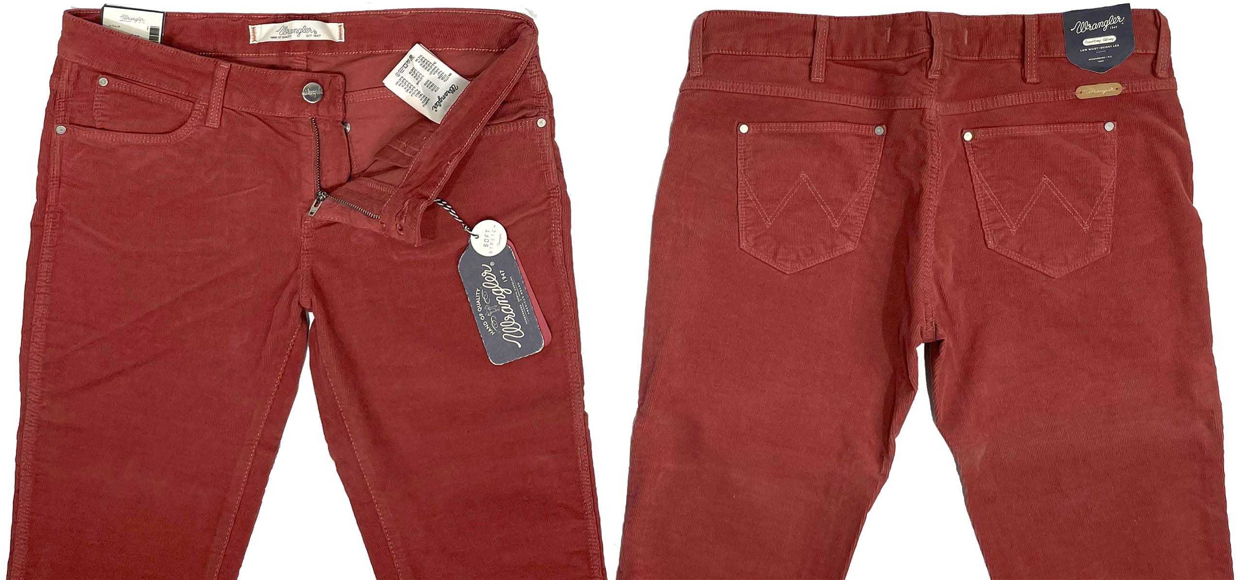 Spodnie damskie Wrangler Courtney Skinny Applebutter W29 L32