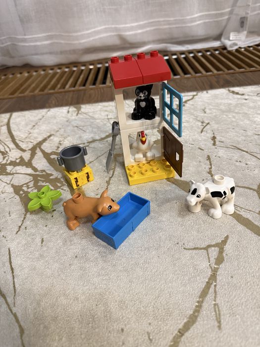 Klocki Lego Duplo 10870 Zwierzątka hodowlane, pudełko, instrukcja