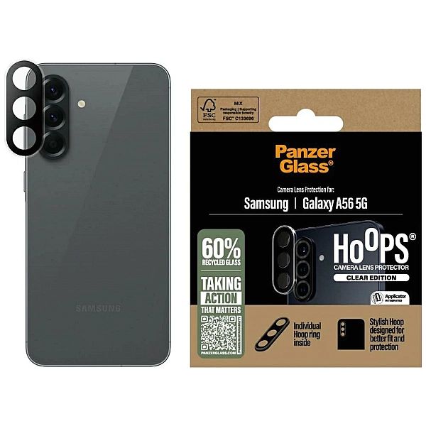 Szkło hartowane na obiektyw PanzerGlass Hoops Lens Protector na Samsun