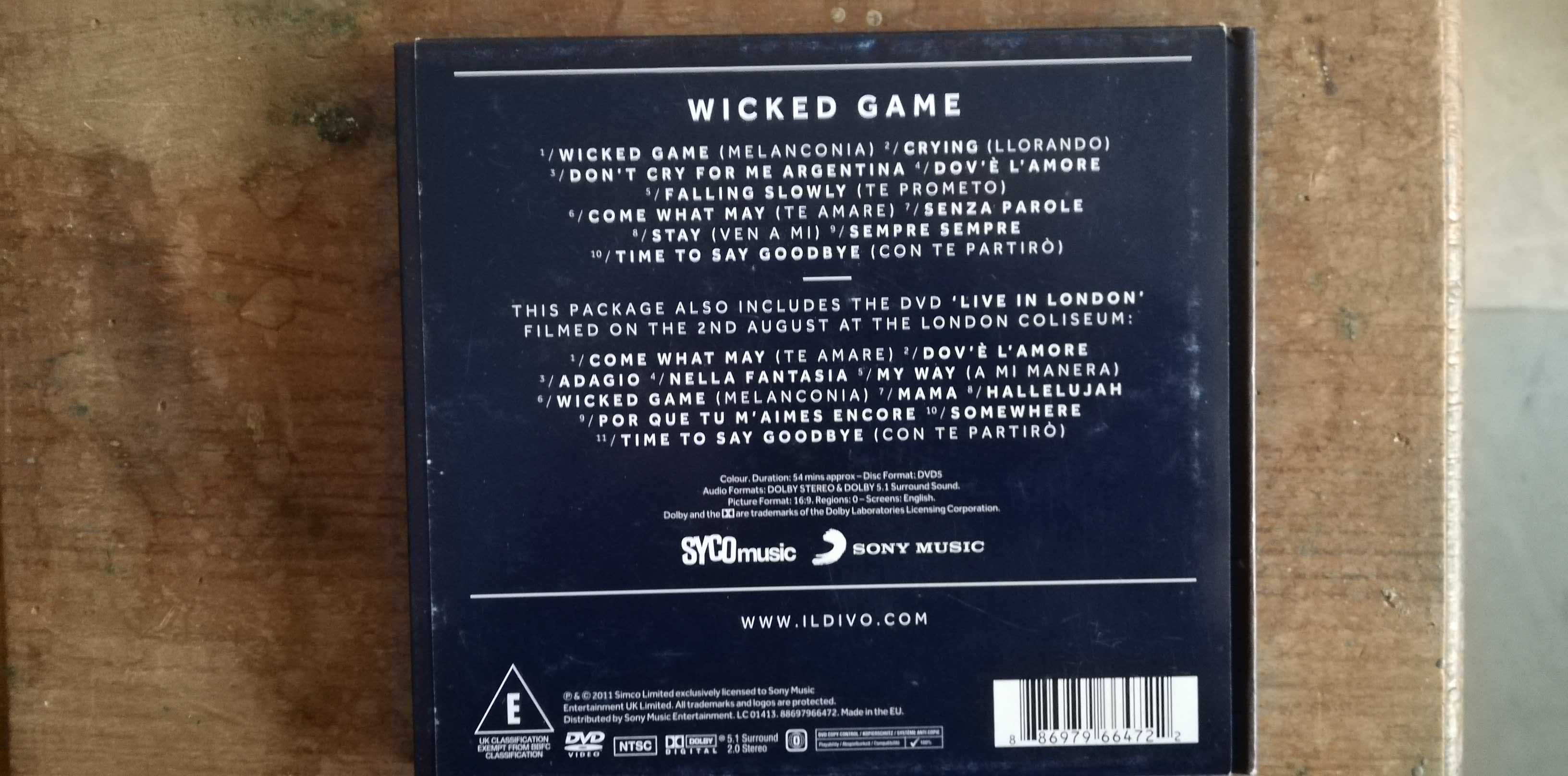 Il Divo - Wicked Game (CD+DVD)