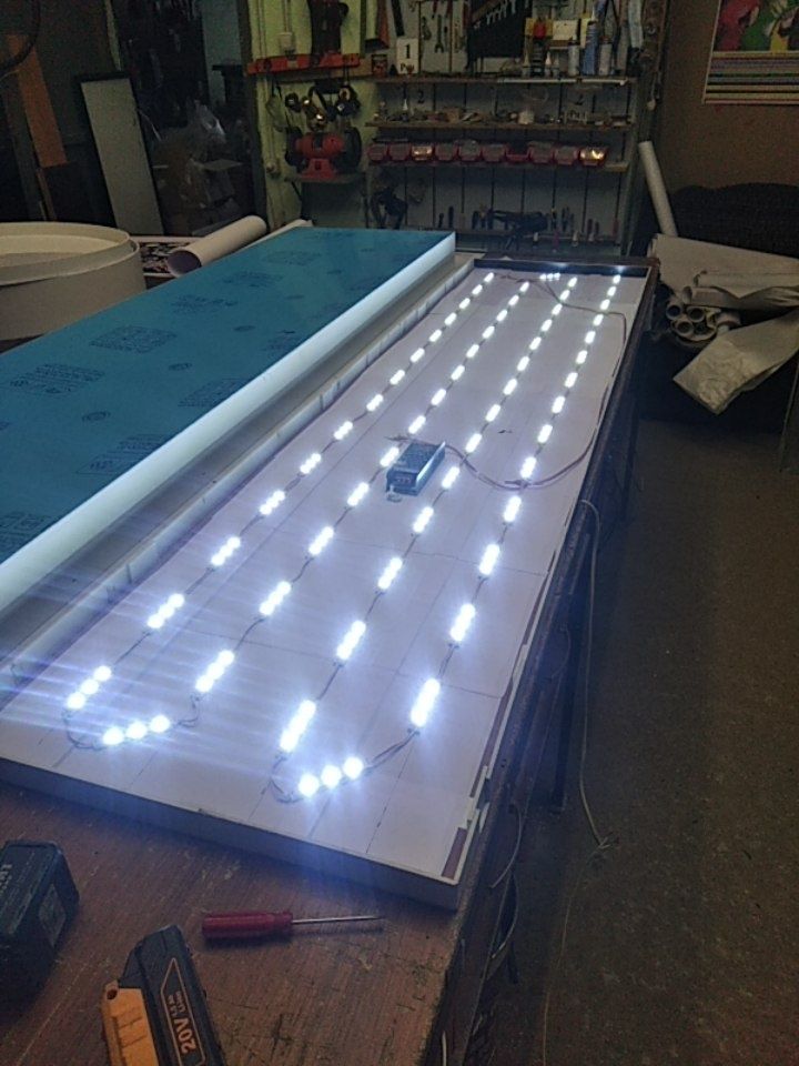 Вывеска Лайтбокс с LED подсветкой