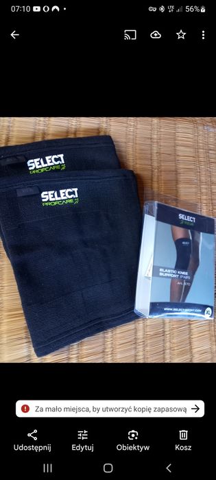 Ochraniacz kolana SELECT Profcare 6200 czarny 2 szt