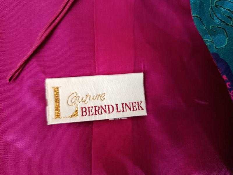 Вінтажний жакет 1980-х років від Couture Bernd Linek шовк 50-52