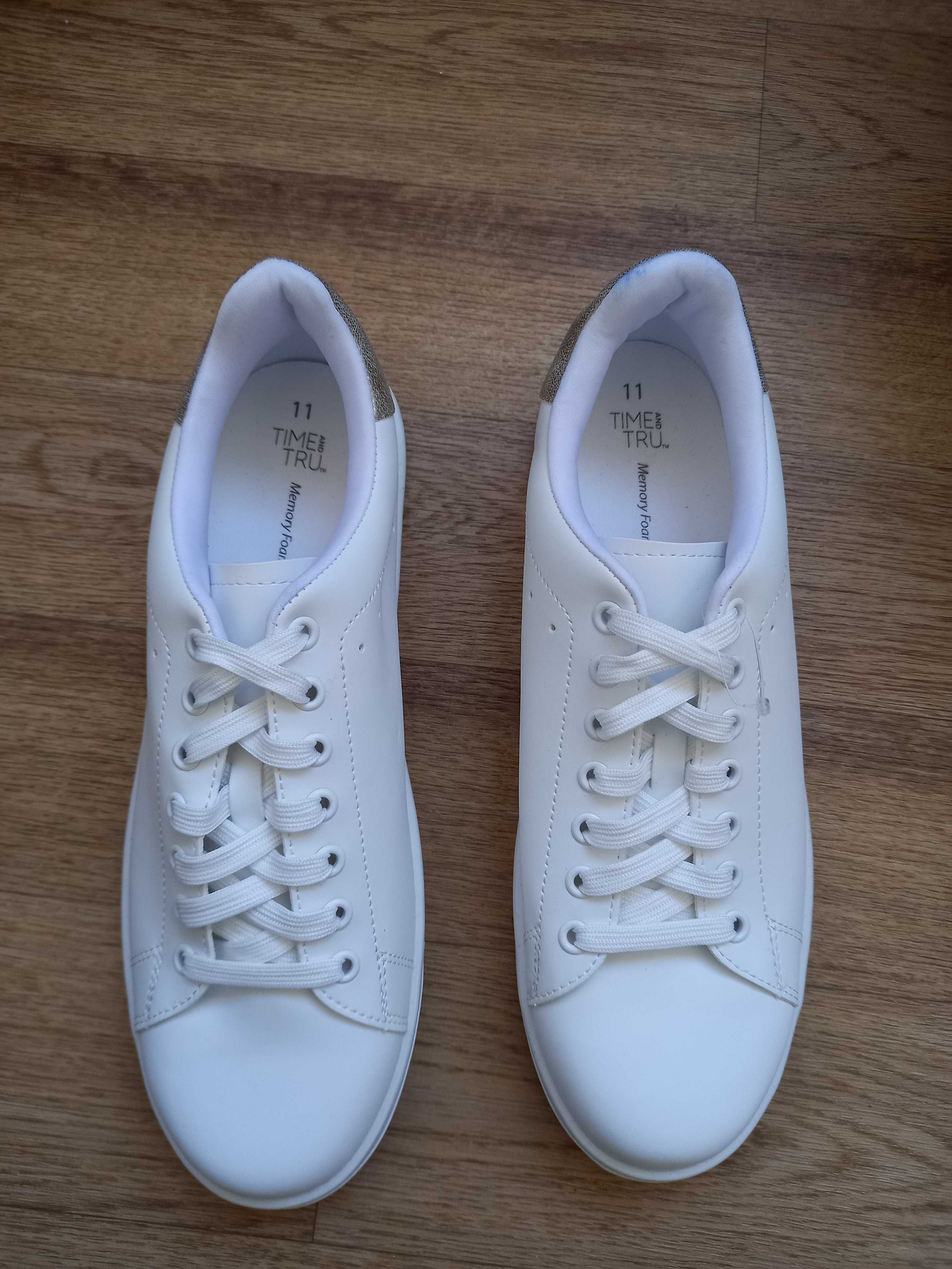 Белые туфли кеды 42 28 см