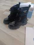 Prada Monolith Brushed Leather and Re-Nylon Boots with Pouch.