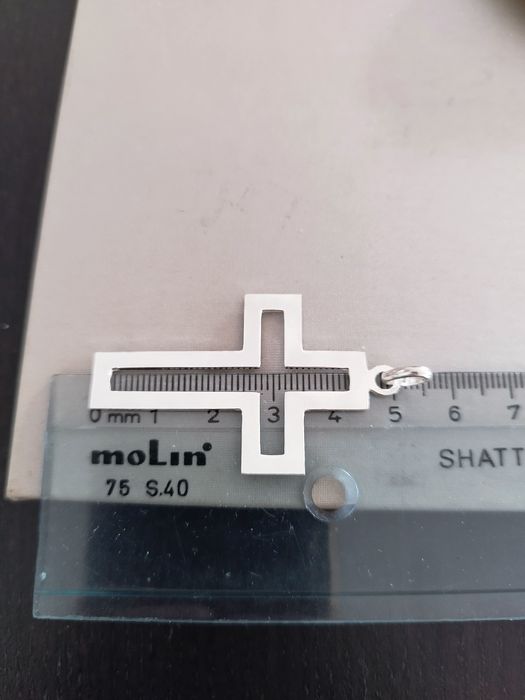 Medalha cruz em prata 925