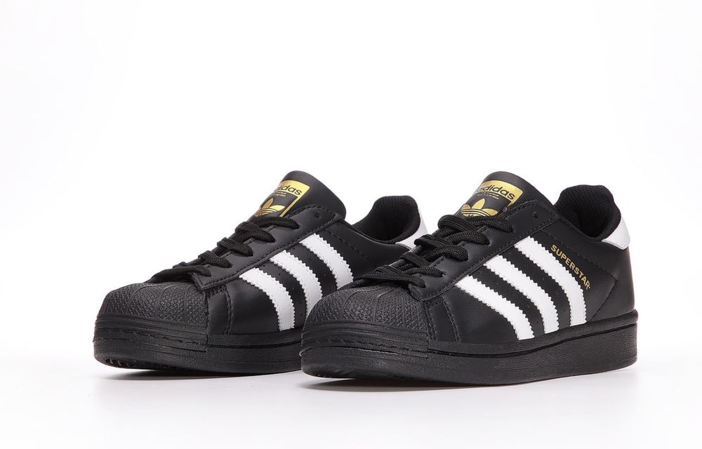 Кросівки Adidas Superstar Black 36-45 lux Без передоплати