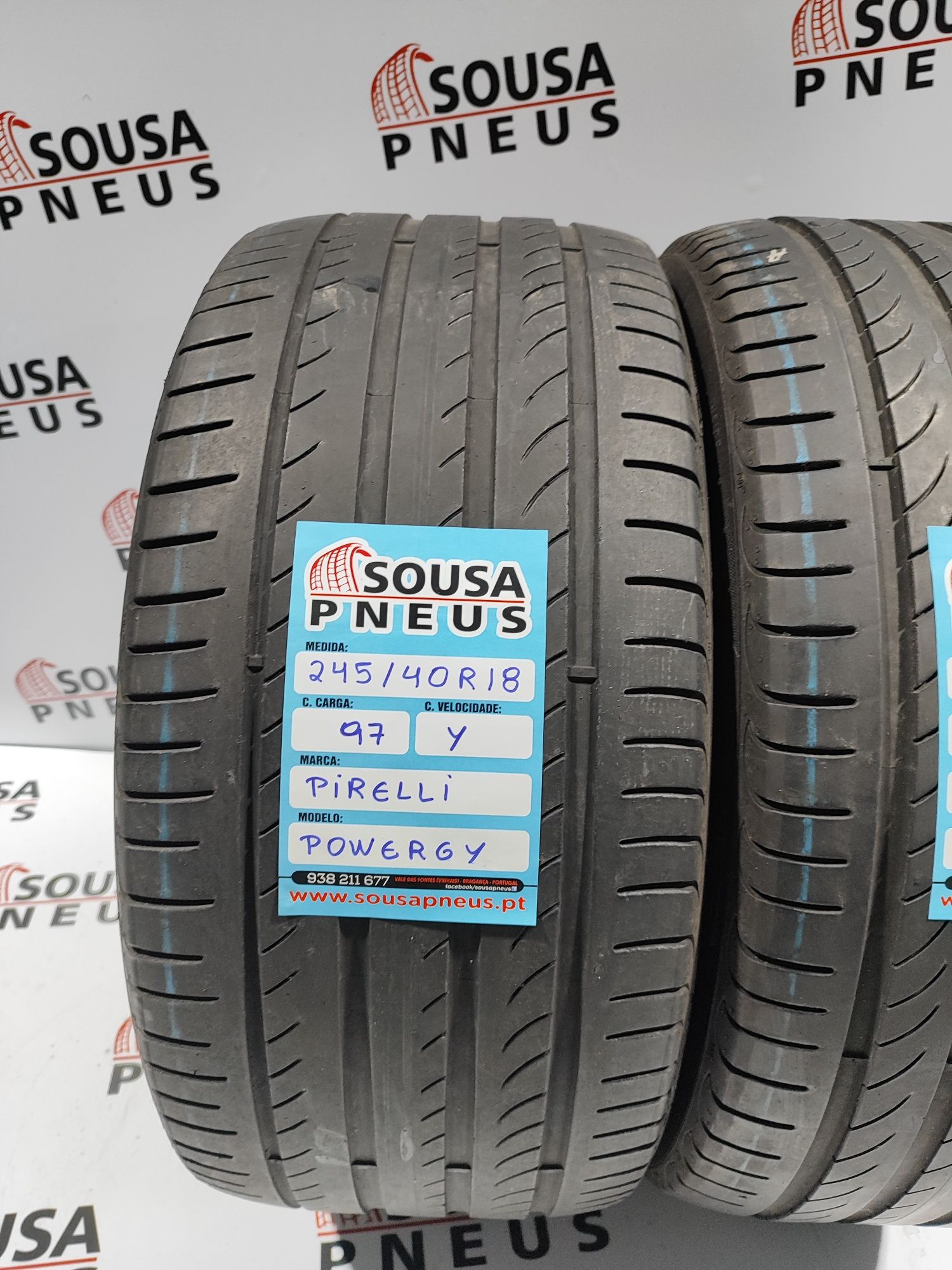 2 pneus semi novos 245-40R18 Pirelli - Oferta dos Portes