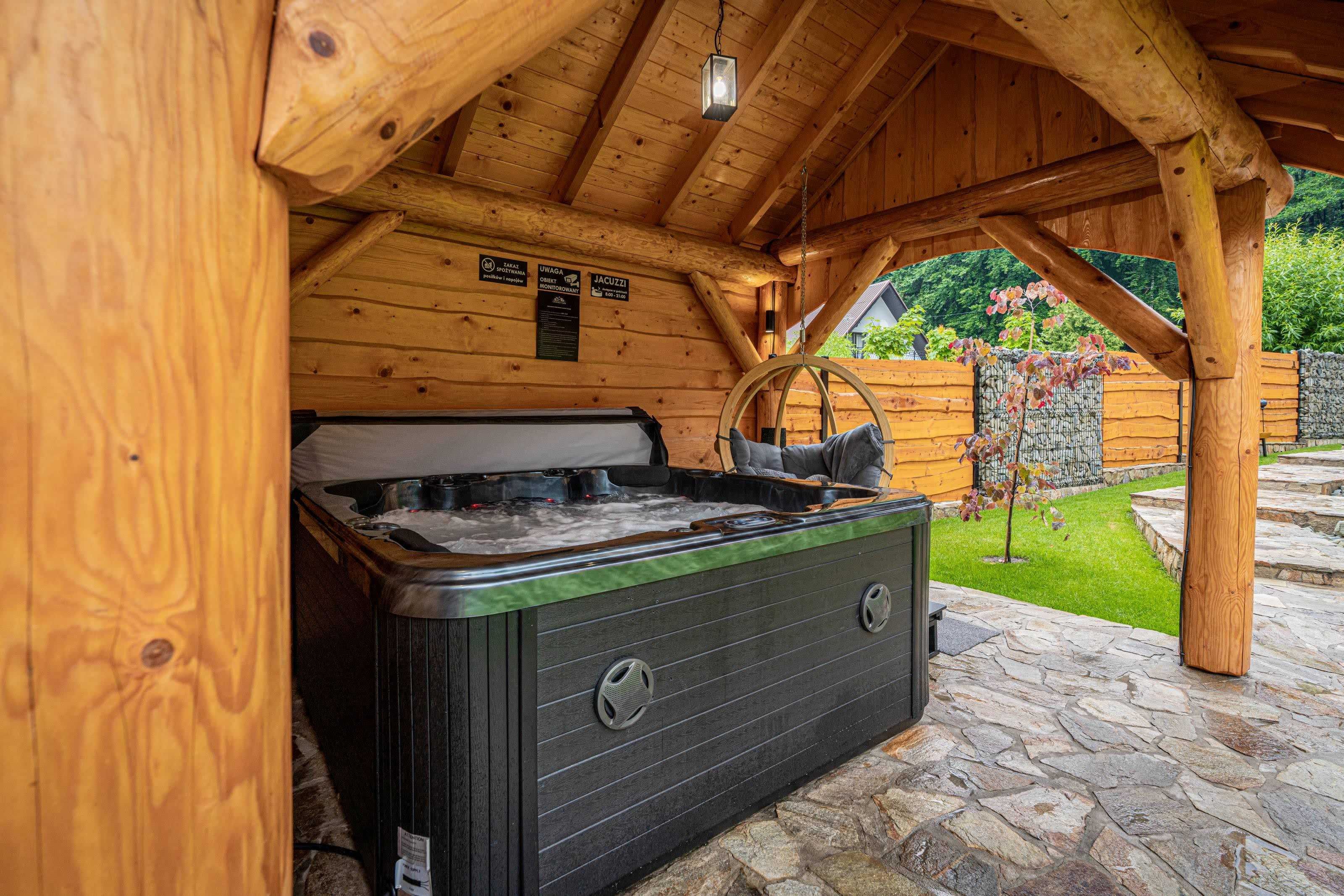 Lipowska Chata: jacuzzi i sauna w cenie