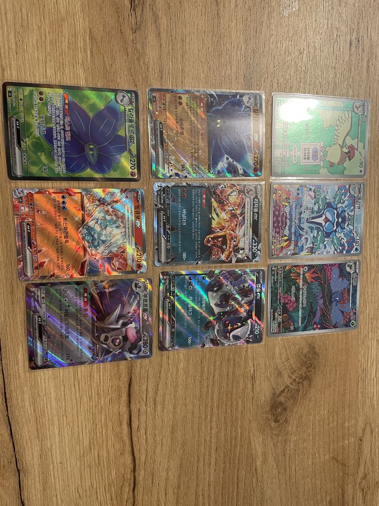 Pokemon tcg zestaw kart w jezyku koreańskim