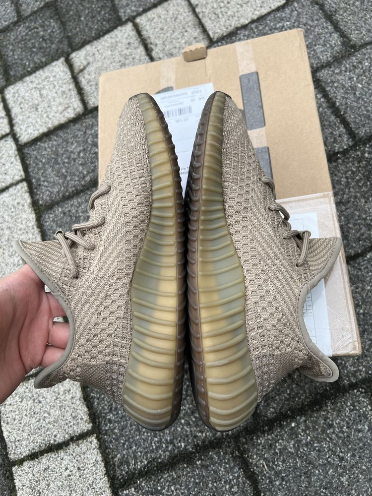 Adidas Yeezy Boost 350 V2 Sand Taupe sneakersy niskie brązowe 42