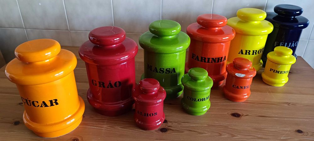 Potes de cozinha vintage