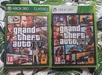 Gry Grand Theft Auto IV i V XBOX 360