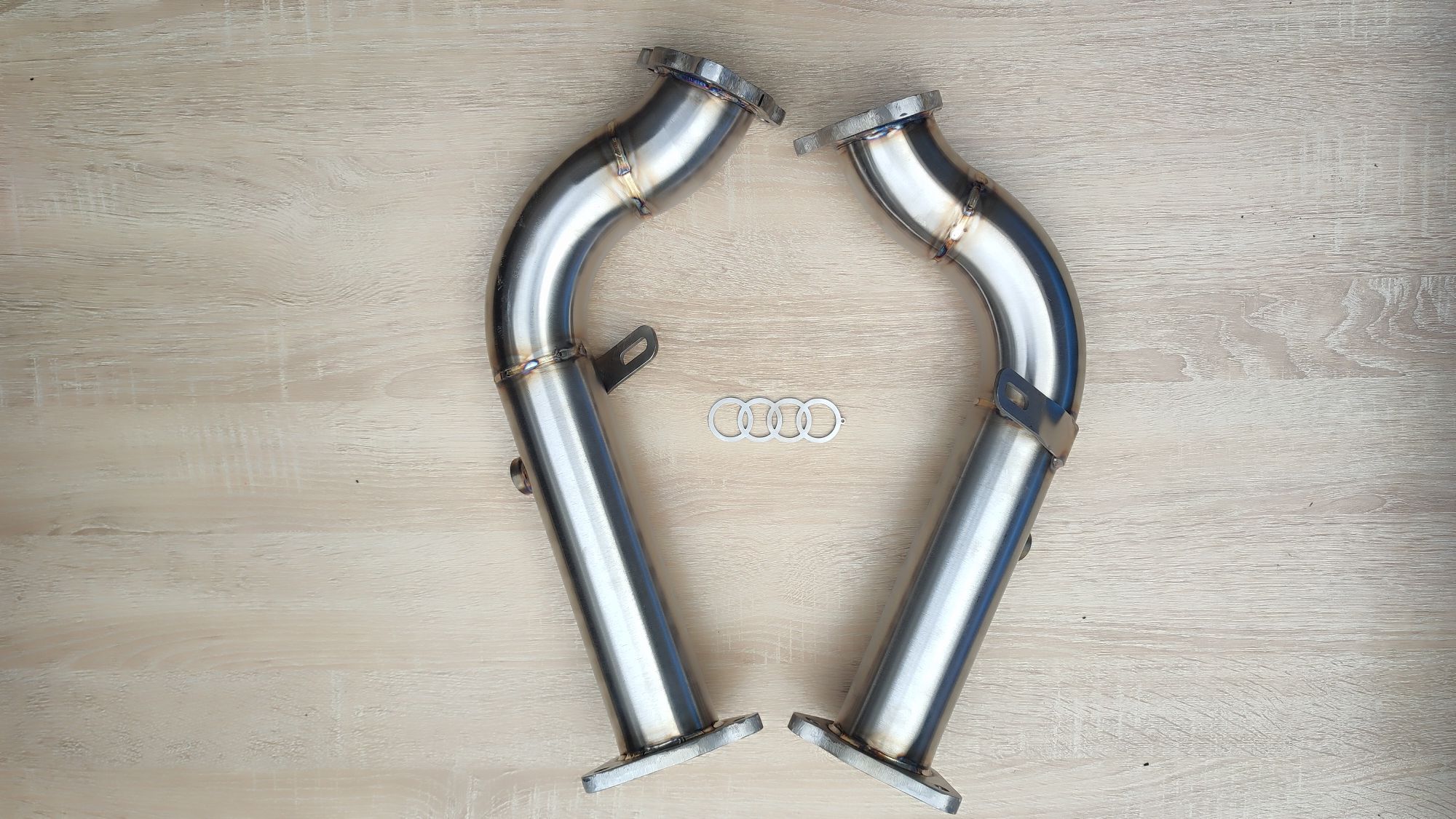 Даунпайп Audi A6 A7 A8 S4 S5 Q5 3.0 TFSI Downpipe Ауди HEAT SHIELD