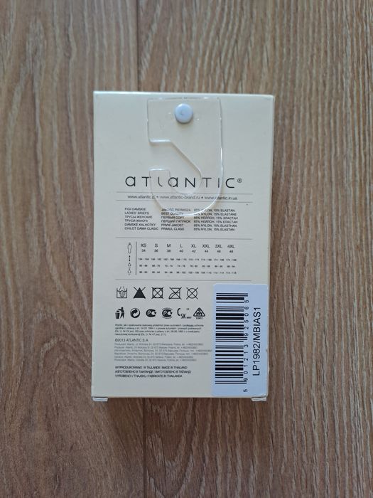 Majtki damskie Atlantic, rozmiar M, brokatowe drobinki