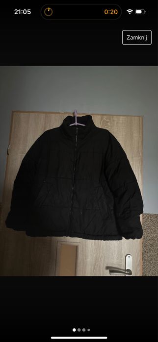 kurtka puchowa czarna