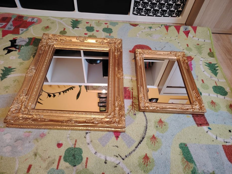 Lustra złote komplet