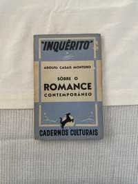 Sobre o Romance Contemporâneo - Adolfo Casais Monteiro "Inquérito"