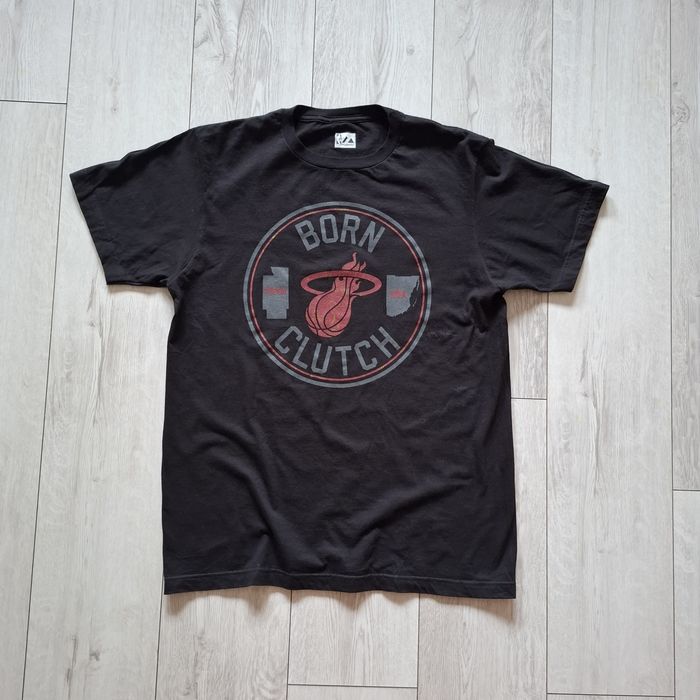 T-shirt NBA Majestic Miami Heat LeBron James 6 L 2012 Born Clutch swag