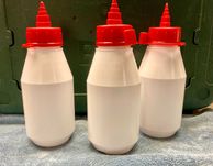 Butelki 200 ml z nakrętką