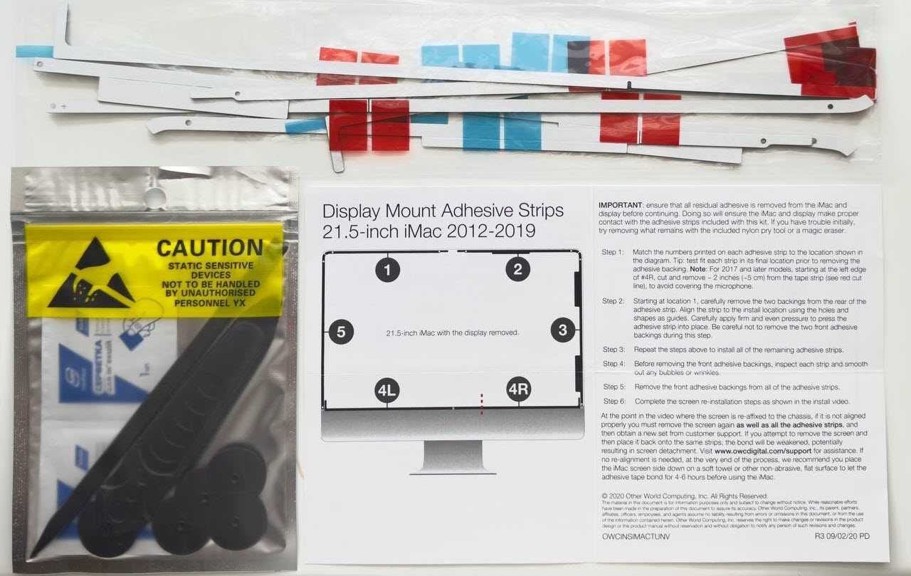Оригинальный ремкомплект экрана Apple iMac 21,5 2012-2019 A1418 A2116