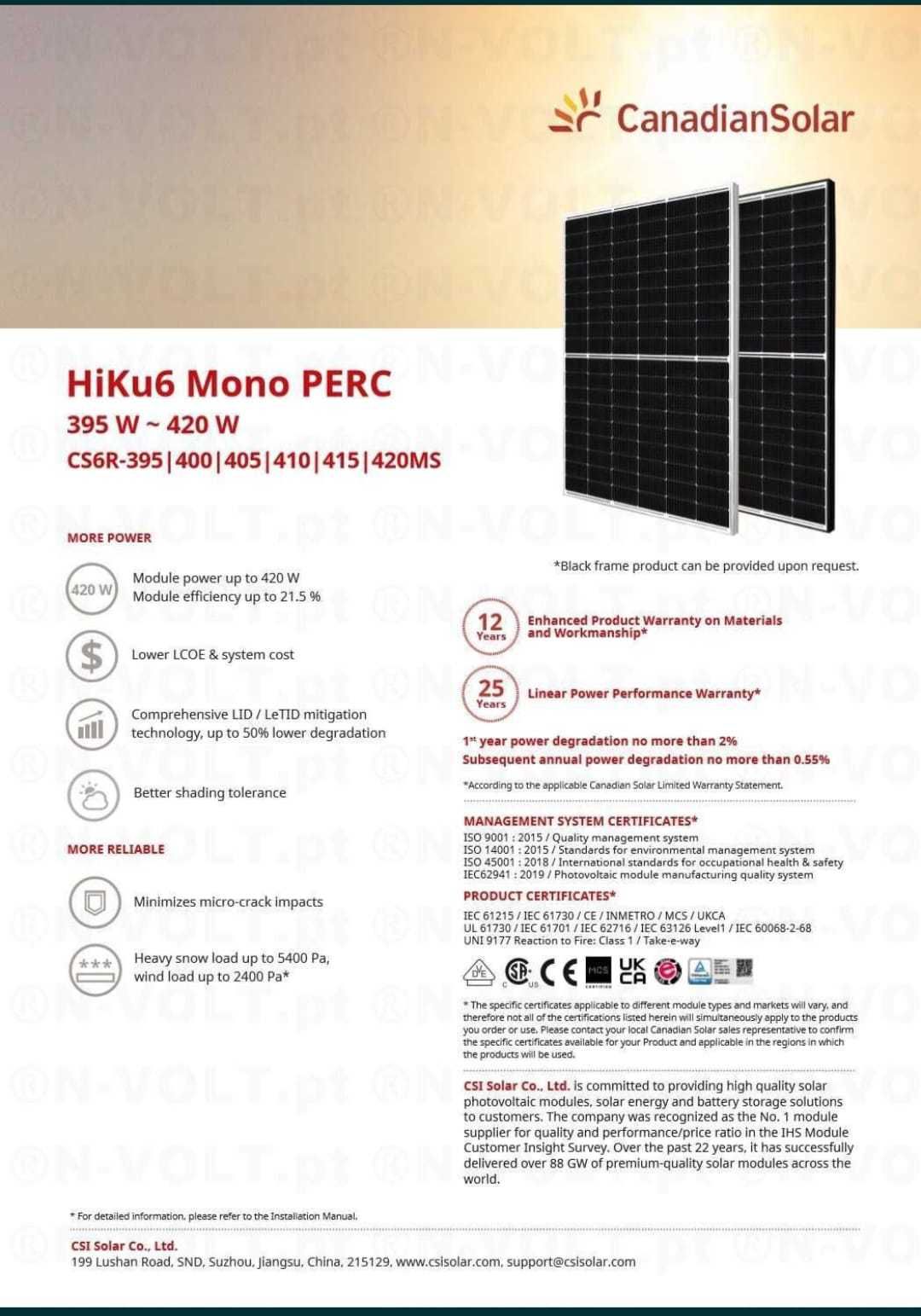 Canadian Solar HiKu6 CS6R 410W 455W