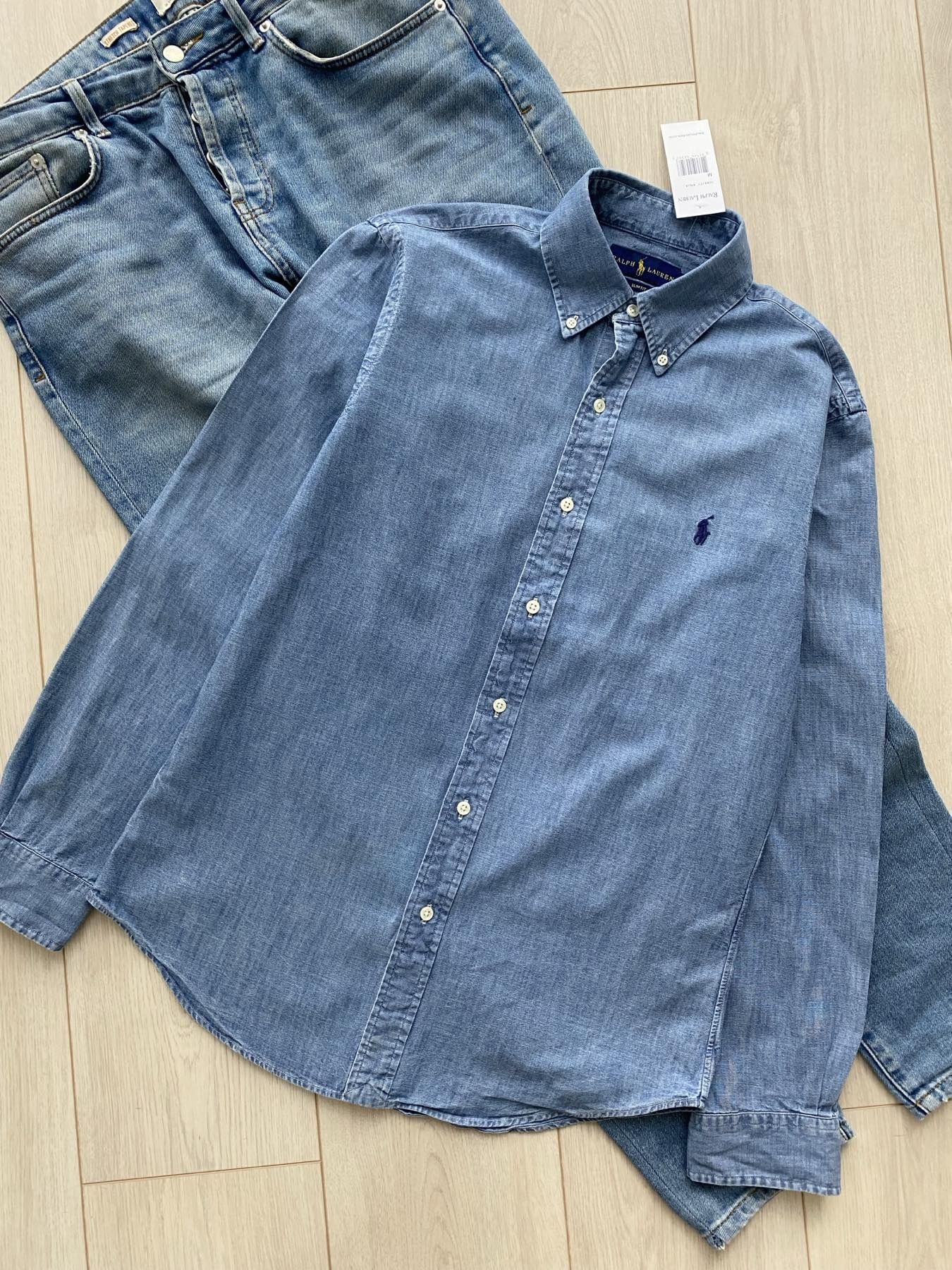 Polo Ralph Lauren чоловiча джинсова сорочка, рубашка