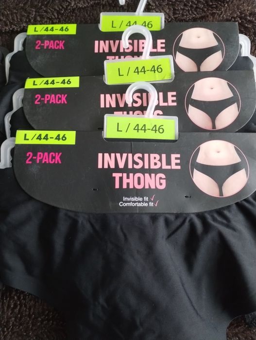 Stringi invisible thong damskie L