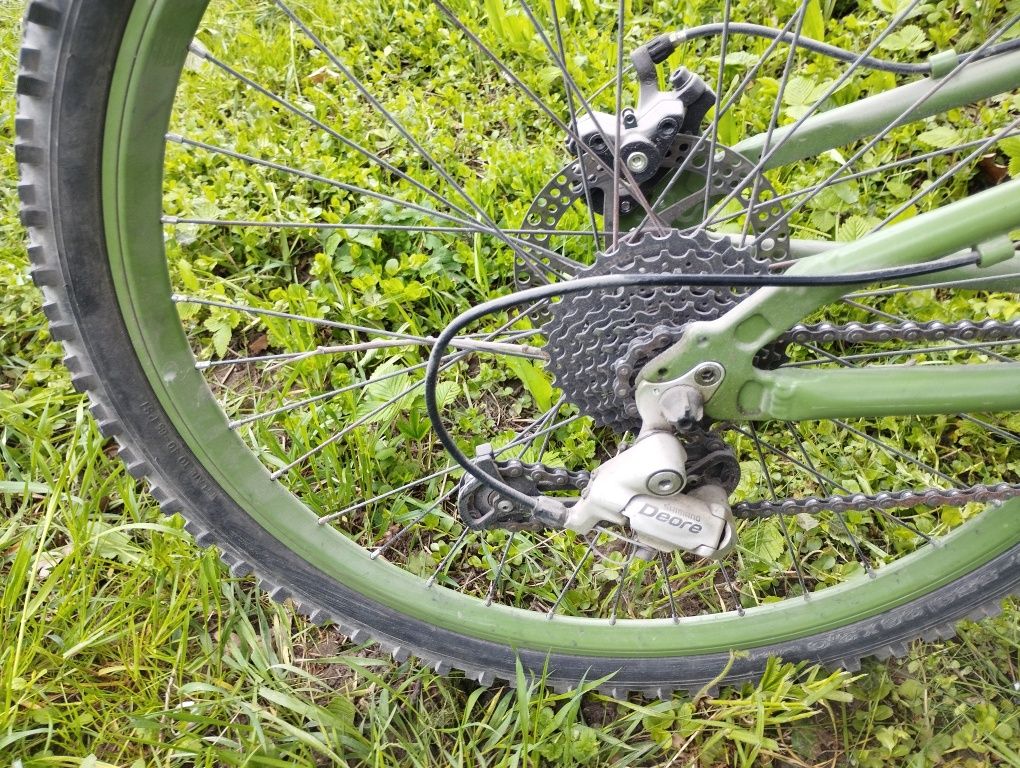 Велосипед  гірський двопідвіс  алюм. рама, дискові тормоза