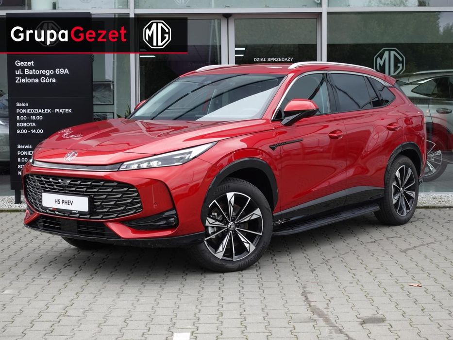MG HS 1.5T PLUG-IN Hybrid 272KM EXCLUSIVE RED Leasing 101% Kredyt 50/50