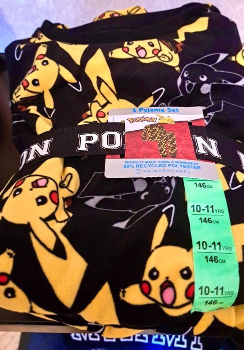 Піжама дитяча флісова.Пікачу,Pokemon.Флисовая пижама детская.Primark