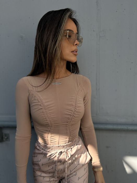 Body FINEST beż La Manuel XS/S