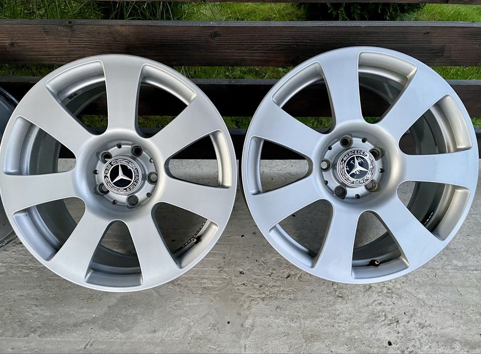 Диски оригінал Mercedes 5x112 R17 ET43 8J 66.6