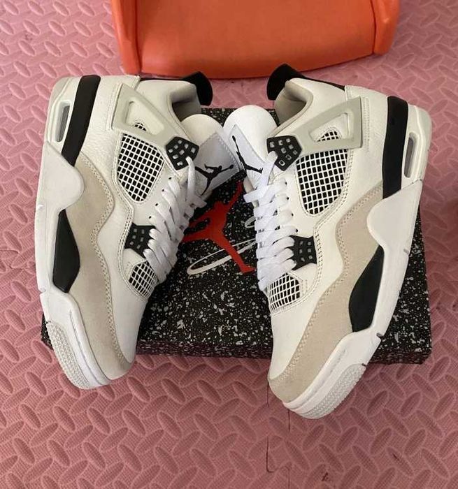 buty Jordan_4_Retro_Military_Black Espadryle R.42