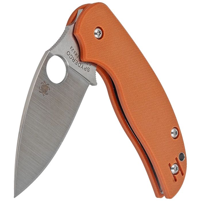 Nóż składany Spyderco Sage 5 Burnt Orange G10, Satin CPM REX 121