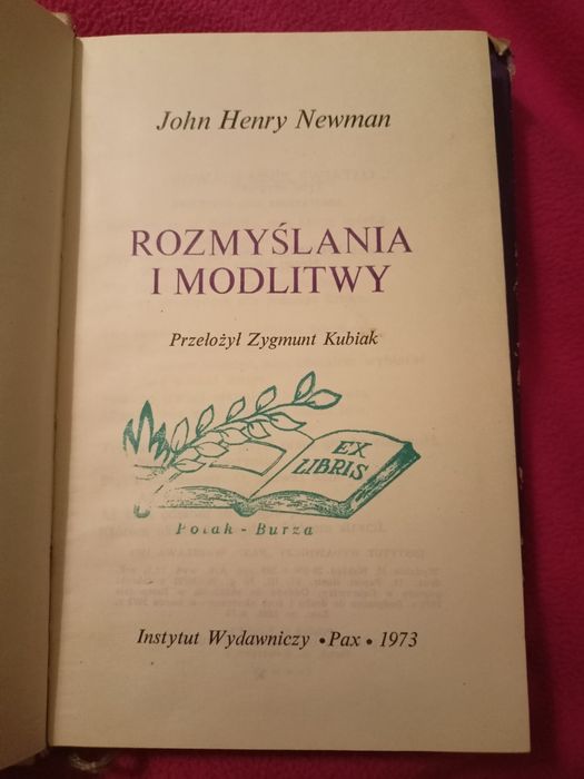 John Henry Newman "Rozmyślania i modlitwy" (1973)