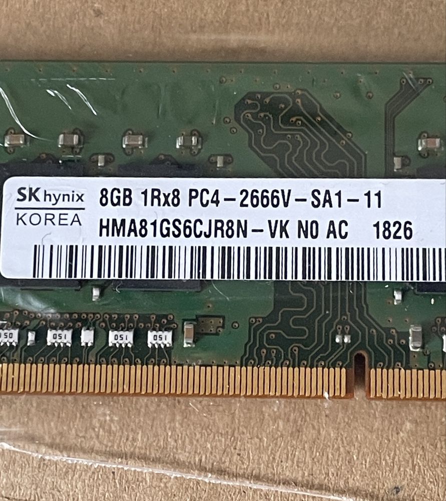 Hynix Pamięć Ram DDR4 8GB 2666MHz HMA81GS6CJR8N-VK